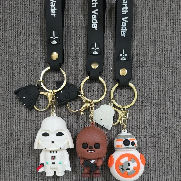 Star Wars Character Keychains - Set Of 3 - Picture 6 of 9